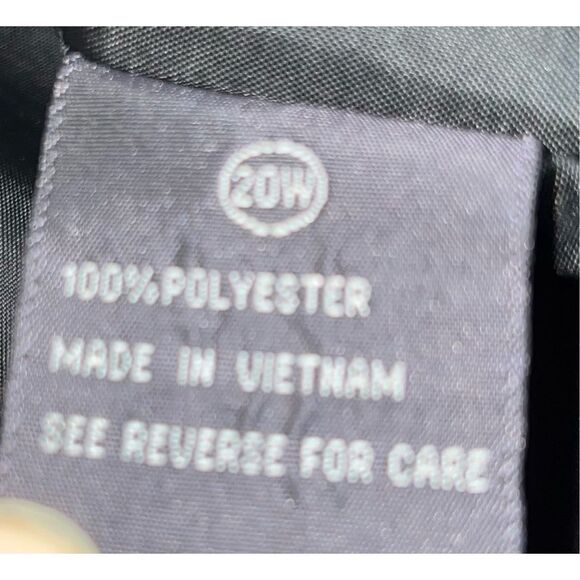 Women’s Tan & Black Bow Waist Button Blazer Dainty 20W - Picture 7 of 8